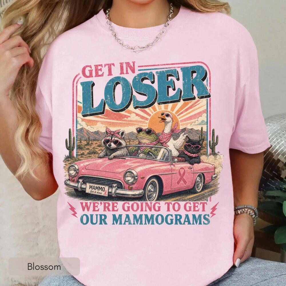 Retro Shirt S Ribbon Awareness Gift October